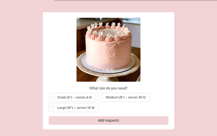 Size form page preview